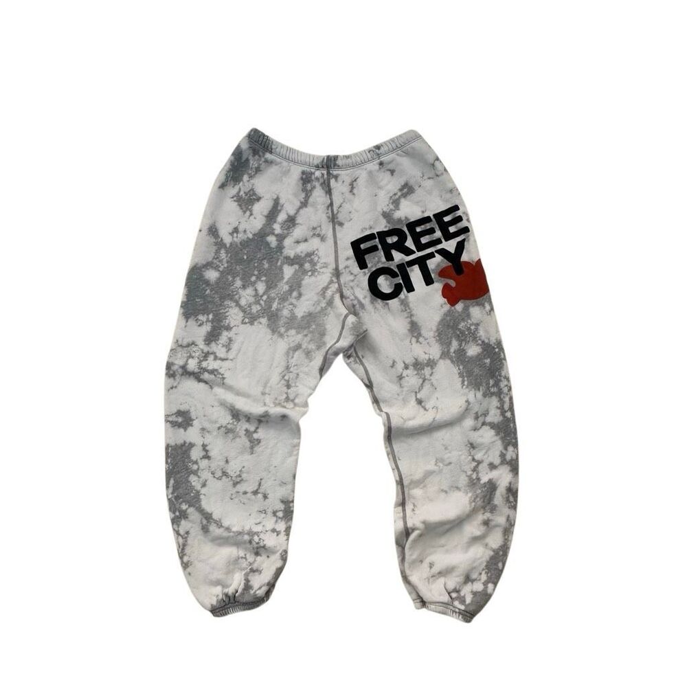 Life Nature Love Free City Superbleachout OG Jogger Sweatpants Whitestorm XS